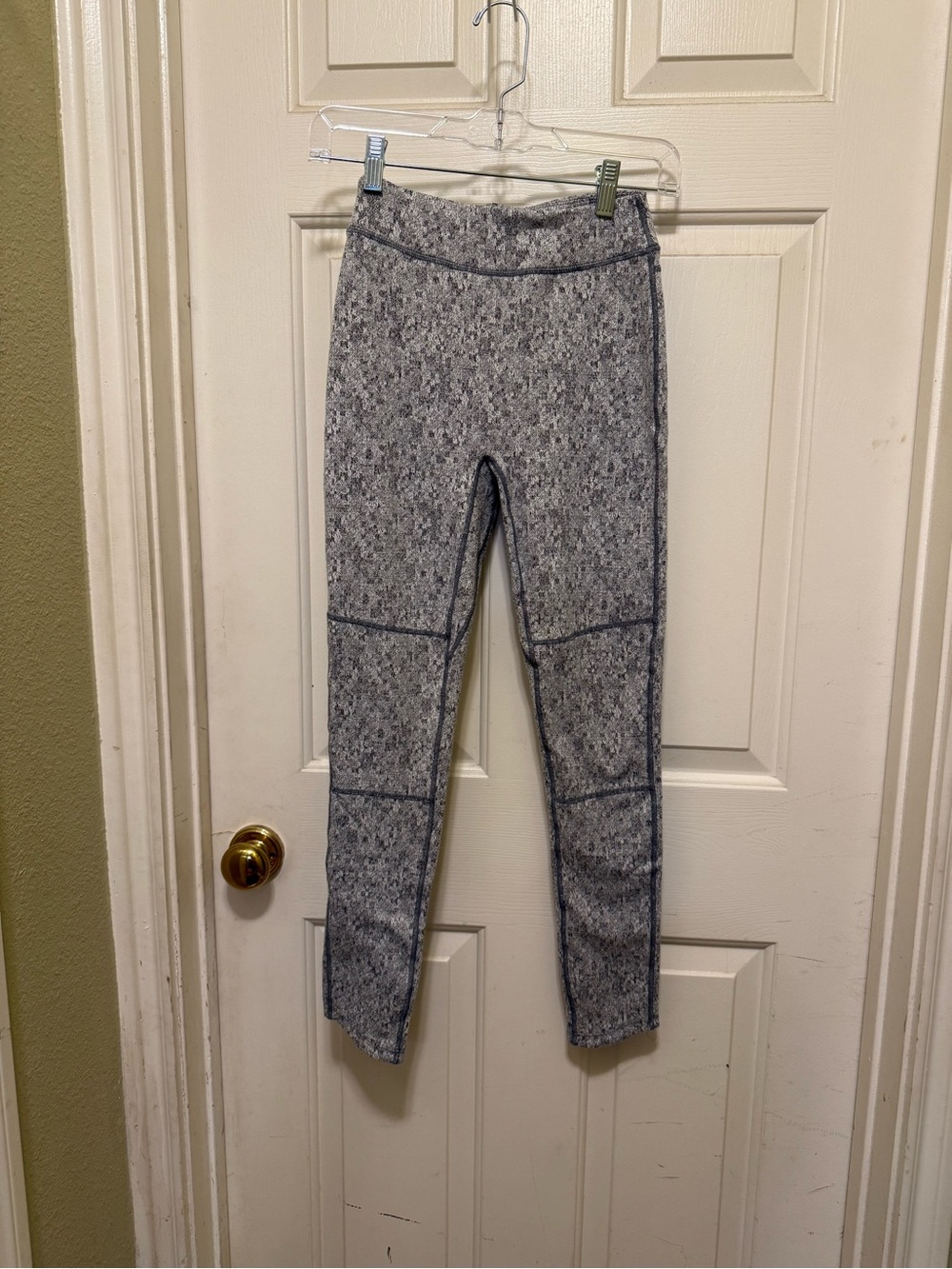 Gray Speckled High-Waist Women’s Jeans Leggings